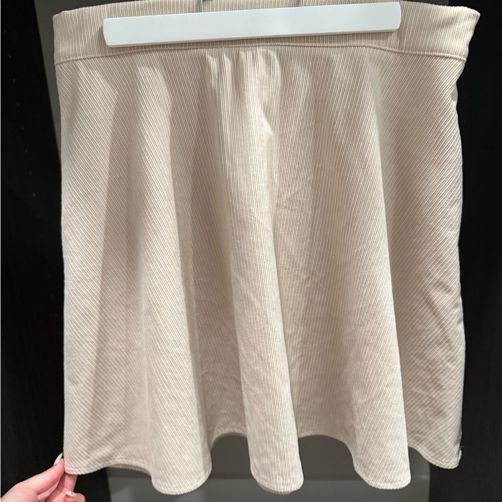 SHEIN Cream A-Line Skirt